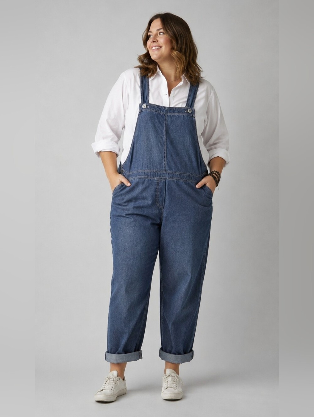 J Jill Jean Denim Overalls Women's XL Petite Soft Cotton Straight Leg Blue